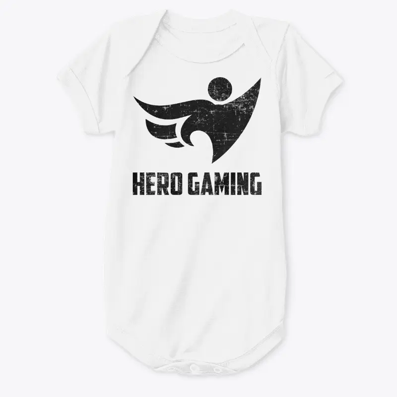 Hero Gaming Black Distressed Lined