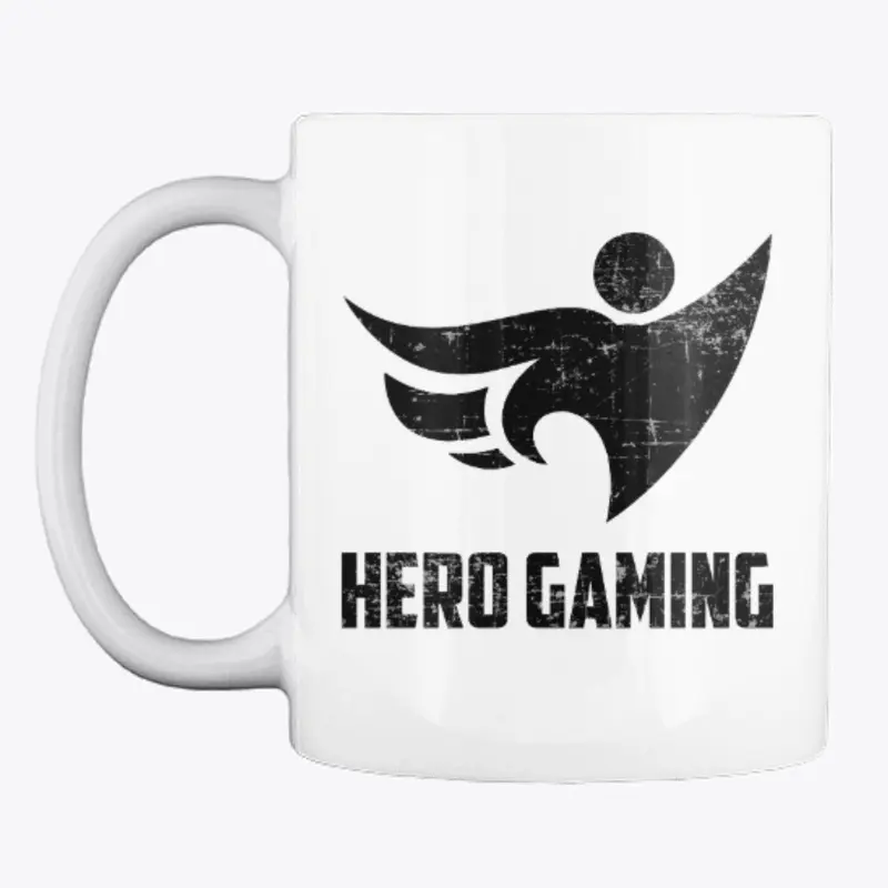 Hero Gaming Black Distressed Lined