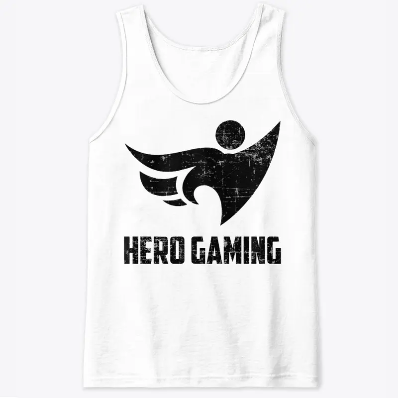 Hero Gaming Black Distressed Lined