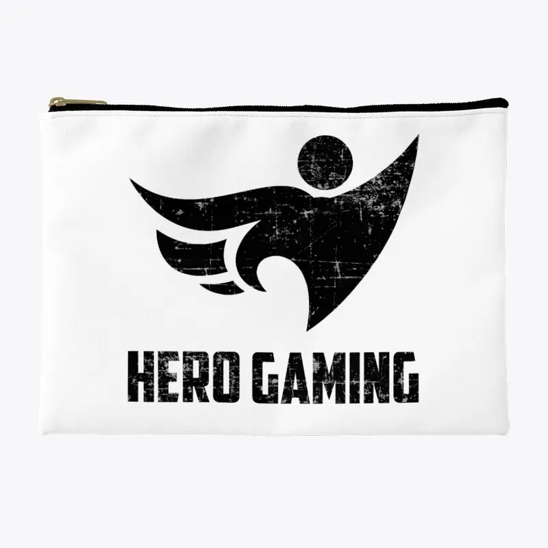 Hero Gaming Black Distressed Lined