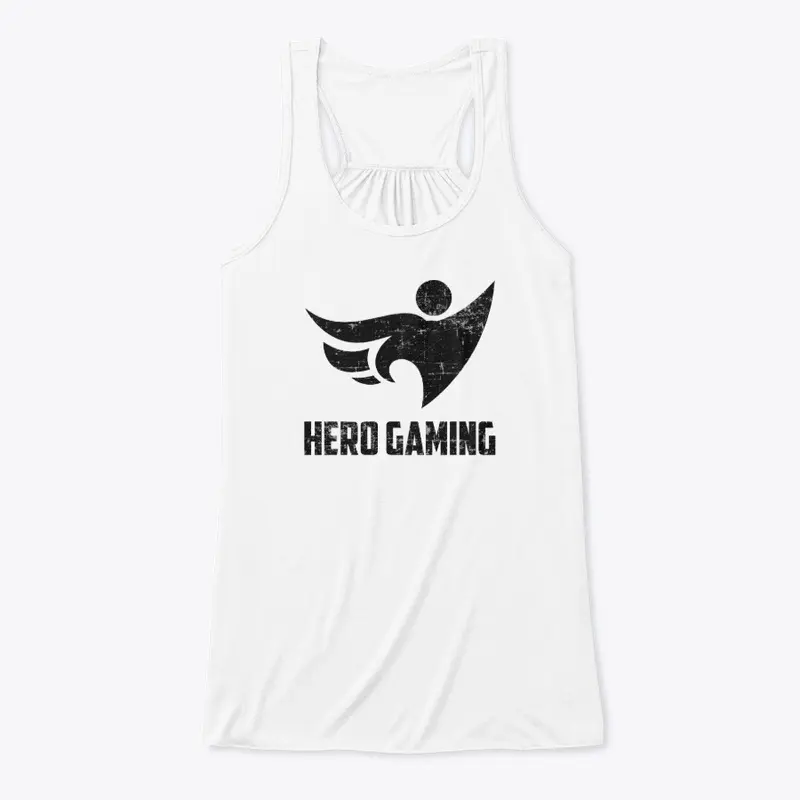 Hero Gaming Black Distressed Lined