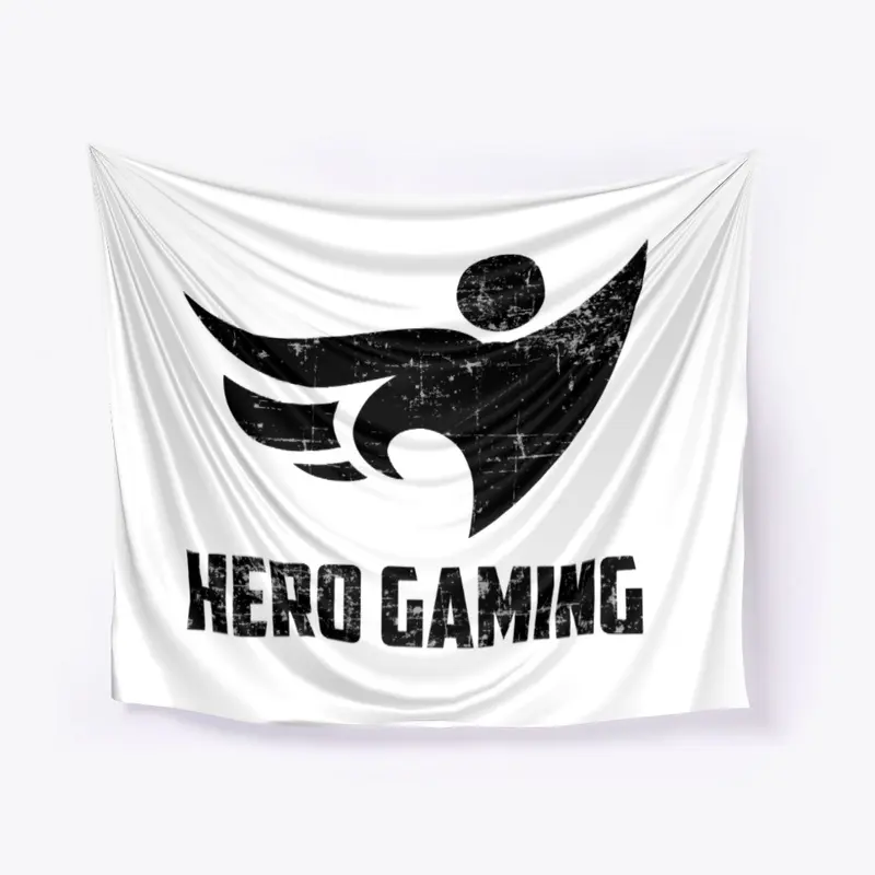 Hero Gaming Black Distressed Lined